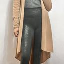 Neiman Marcus Cashmere long sleeve curved end duster sweater cardigan  Photo 0