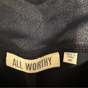 Hunter All Worthy  McGrady Black Faux Leather High Waisted Leggings Size M Photo 6