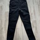 Bebe black skinny jeans with textured knees Photo 3