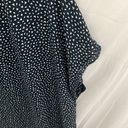 Banana Republic : Navy Blue/White patterned office/work/business top-Flowy- L Photo 8