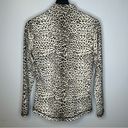 J. McLaughlin Animal Print Quarter Zip Pullover Size M Photo 1