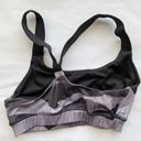 Forever 21  Black Grey Print Racerback Sports Bra S Photo 3