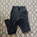 Gottex  dark charcoal grey 7/8 ankle leggings side pocket size small Photo 0