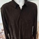 Polo  Ralph Lauren Western Suede Black Leather Shirt Shacket for Spring layering Photo 13