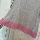 COS  Boxy Blouse Top Colorblock Sz Medium Grey Pink Photo 5