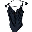 Aerie  Black One Piece Full Coverage Swimsuit Size Small Photo 0