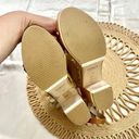 Furla  Yellow Calfhair Brown Leather Gina Wooden Clog Sandal Size 38 Photo 6