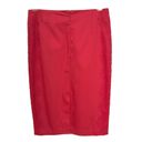 New York & Co. Skirt Pencil Stretch Coral Lace Skirt Size 4 NEW Photo 4