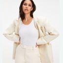 Good American NWT  Unisex Blazer IN Color Bone Size-2 Photo 1