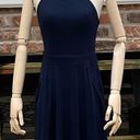 B Darlin 🎉HP🎉  navy blue juniors minidress w/ pockets/ 3/4 /Excellent condition Photo 4