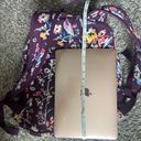 Vera Bradley Campus Backpack Maroon Floral Photo 16