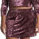 Abound NEW  by Nordstrom Velvet Pull-on Mini Skirt with Slit - Large Photo 0