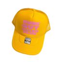 l*space Yellow  Buns Out Beach Club Trucker Hat Photo 1