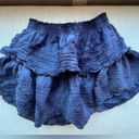 Aerie Rock N Ruffle Skirt in Blue Tie Dye | Size: Small Photo 3