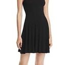 Soprano  Y2K Rib Knit Fit and Flare Cami Dress Black Small Photo 0