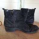 Anne Klein Black Leather and suede Levana moto bootie size 10 Photo 5