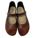 Bordeaux Naot Kirei New Suede Leather Comfort Mary Janes  Burgundy  Size 39 Photo 2