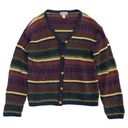 Aeropostale 1990s Vintage  Chunky Knit Exploded Knit Cardigan Sweater Small Photo 7