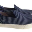 Rothy's  Riviera Pinstripe Shoes Womens 7.5 Blue Stripe Slip On Retired Rothy’s Photo 1