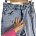 A.L.C. Because Of BOA Wide Leg High Rise Waist Mom Jeans Size Large USA 12-14 Photo 5