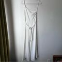 Petal and Pup  Leyton White One Shoulder Wide Leg Belted Jumpsuit 2 Photo 12