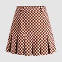 Cider Checkered Skirt Photo 0