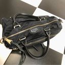 Aimee Kestenberg Saratoga Black Leather Carnival Satchel Gold Hardware No Strap Photo 5