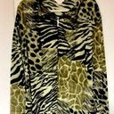 cj banks  women’s 3X zip up top or jacket. Animal print. Photo 0