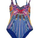 Gottex  Size 10 (M) Sarasana Bandeau One Piece Swimsuit Convertible Bathing Suit Photo 5