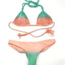 PilyQ PQ Swim by  Size Medium Isla Bikini Hand Macrame Triangle Boho Festival Photo 0