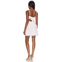 Majorelle Shauna Mini Dress in White Small New Womens Mini Pom Poms Photo 1