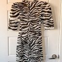 NEW THE ATTICO PAT ZEBRA PRINT MINI DRESS Size M Photo 7