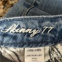 American Eagle  Retro Y2k VTG  Ripped Low Rise Crop Women's Raw Hem Skinny 77 4 Photo 5