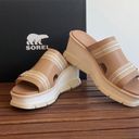 Sorel Joanie III Wedge Slide Adjustable Vamp Strap Comfort Sandal Women 9 Photo 0