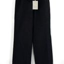 Everlane NWT  Black Wide Leg Organic Cotton Relaxed Elastic Waist Pants Size XS Photo 1