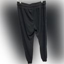 Zyia  Active Jogger Pants Black Ribbed Drawstring Pockets High Rise. Size Large Photo 1