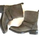 ALLSAINTS  Classic Leather Motorcycle Biker Boots EU 37/US 6 Gray Moto Photo 3