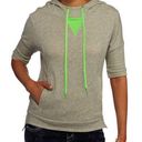 Energie Open Back Mesh Hoodie  Photo 0