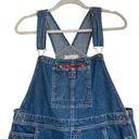 basic editions Womens Vintage Y2K  Blue Cotton Denim Utility Overalls Size Large Photo 4