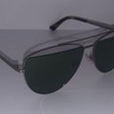 Alexander McQueen  Silver Aviator Sunglasses Photo 1