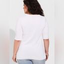 Torrid  white button down V-Neck cardigan short sleeved sweater size 10 Photo 1