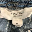 Love Tree Acid Wash Capri Drawstring Waist Joggers Baggy Stretchy Lightweight M Photo 4