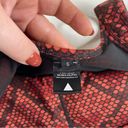 Balance Athletica  Red Snakeskin Print Sports Bra Small Photo 3