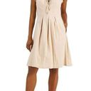 INC NWT-  - TIE DETAIL KNEE-LENGTH FIT & FLARE DRESS- size 14 Photo 0