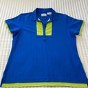 ep pro  Tour Tech Blue/Green Golf Polo Size XL Photo 1