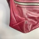 Fossil Dawson Top Zip Pebbled Leather Crossbody Shoulder Bag Purse Wine Burgundy Photo 5