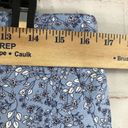 The Loft  Womens Pants Sz 8 The Riviera Slim Blue Floral Crop Cropped Ankle Mid Rise Photo 6