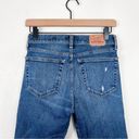 Lucky Brand  High Rise Authentic Straight Crop Distressed Denim Jeans Photo 7