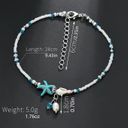 Women's Beaded Starfish Anklet Photo 3