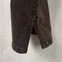 ZARA  90's Split Hem High Waisted Straight Brown Jeans Photo 4